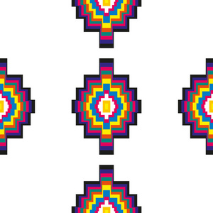 乌兹别克纺织图案，抽象的作为一种无缝模式模式
