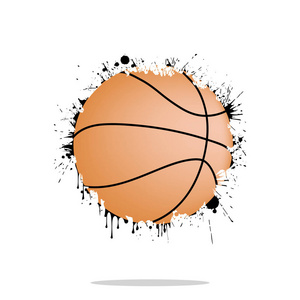 图片-抽象的篮球标志设计素材-抽象的篮球标志设计插画-摄图新视界