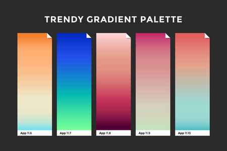 冷暖渐变色图片