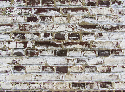 剥落膏药，纹理旧老式肮脏砖墙的背景