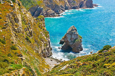 景观的 Cabo da Roca