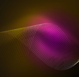 三维照明的波的发光粒子
