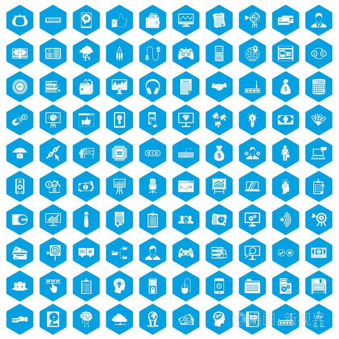100 it 业务图标设置蓝色