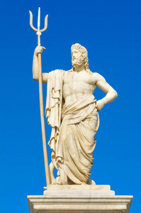 海神波塞冬的雕像