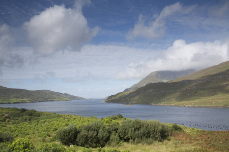 基拉里峡湾湖Leenane，康尼马拉戈尔韦