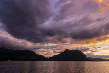 在挪威 Storfjord 视图