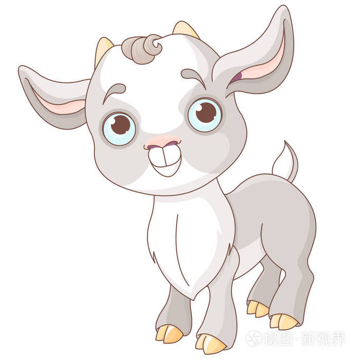 的小山羊插画-正版商用图片0u8tlz-摄图新视界