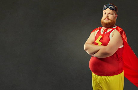 瘦的超级英雄图片