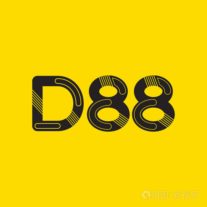 字母和数字标识 d88