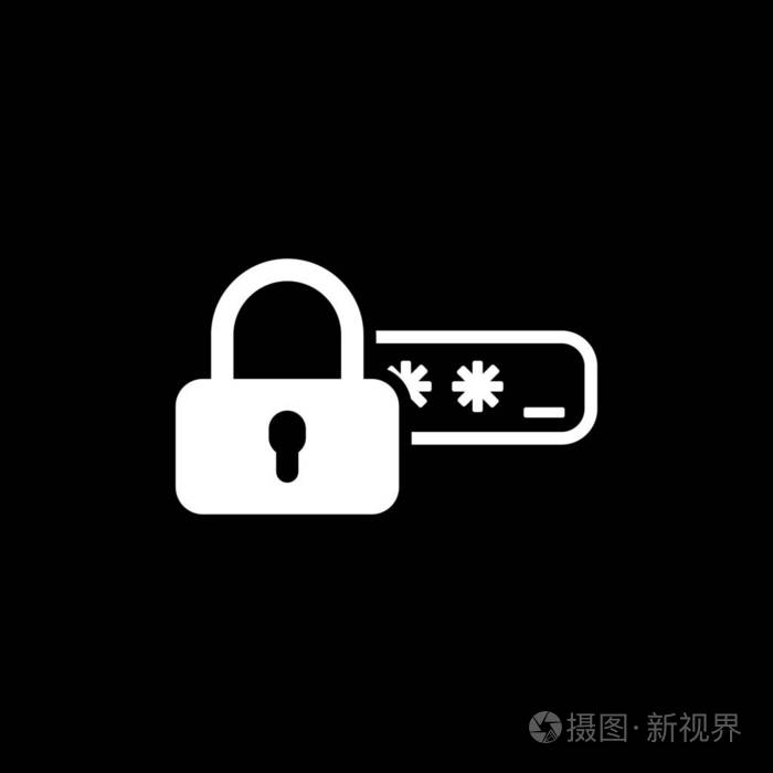 安全访问和密码保护图标