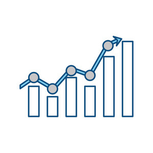 统计栏图形图标矢量图平面设计照片