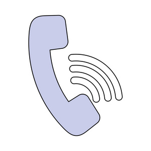 电话呼叫中心符号图标矢量图示图设计