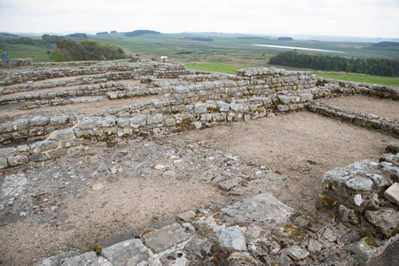 Housesteads 罗马堡垒，哈德良长城，诺森伯兰