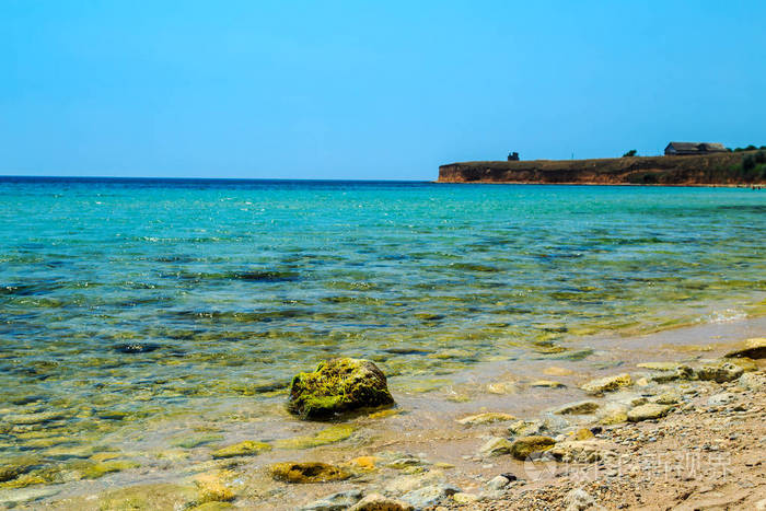 黑海克里米亚半岛的海岸线