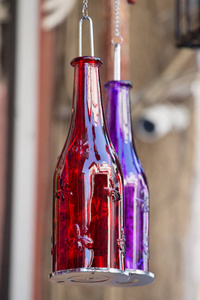 空小透明瓶子奥斯曼风格制作的一套