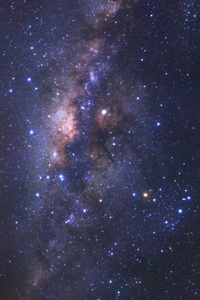 银河系恒星和空间在宇宙中的尘埃