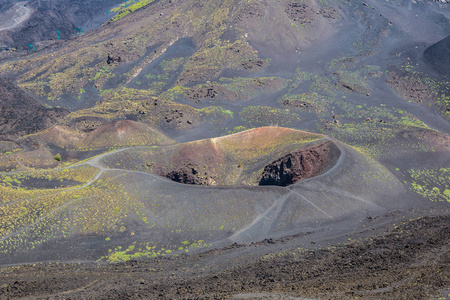 埃特纳火山在西西里岛
