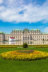 在维也纳的贝尔维德雷宫