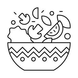 沙拉图标图片-沙拉图标素材-沙拉图标插画-摄图新视界