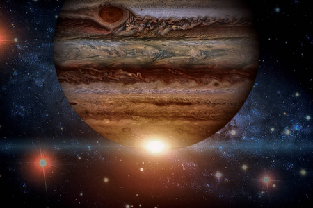 太阳能系统木星。它是太阳系中最大的行星