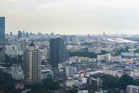 曼谷，泰国的城市景观观