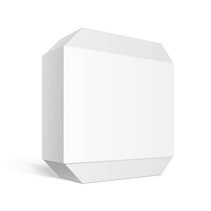 白色包装纸盒箱。软件