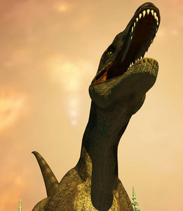 恐龙世界末日 3d 渲染