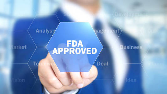 Fda 批准，商人在全息界面上，运动图形工作