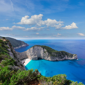 美丽的 lanscape 的 Zakinthos 岛