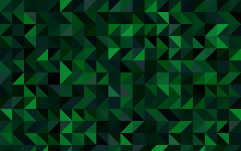 暗绿色矢量多边形模板