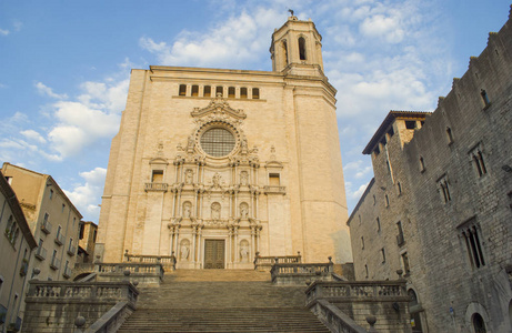 赫罗纳，西班牙圣玛丽大教堂