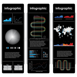 信息图表和元素。