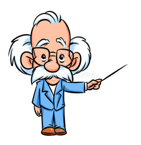 教授讲师插画卡通照片