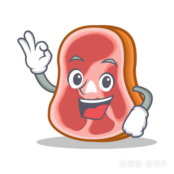 好肉字符卡通食物