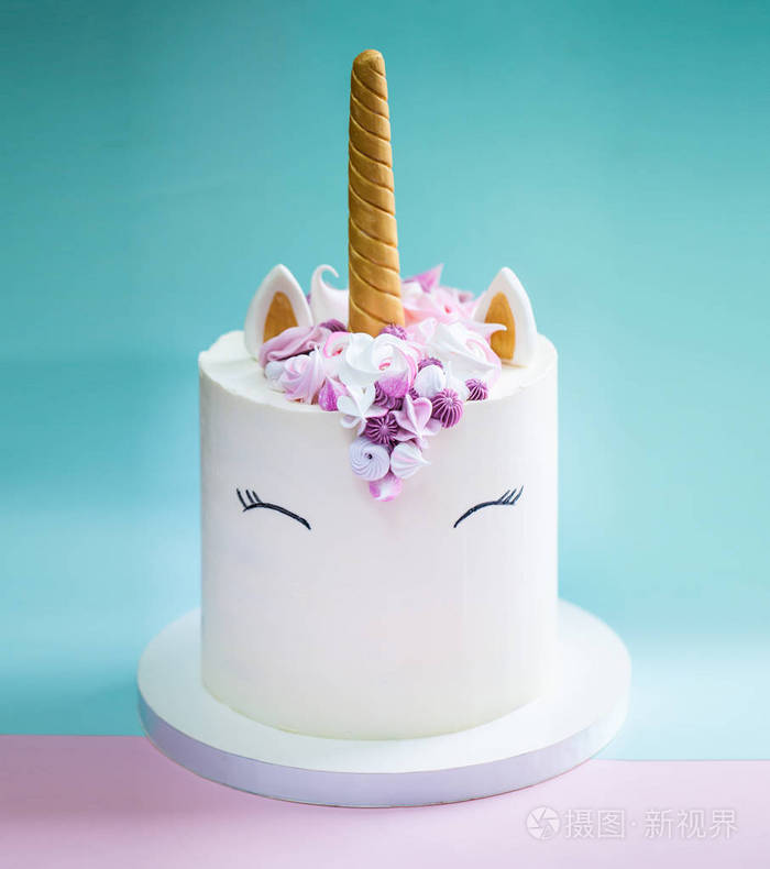 独角兽生日女孩蛋糕