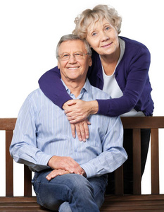 一对老年夫妇的肖像