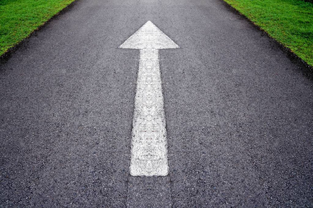 公路箭头标志图片