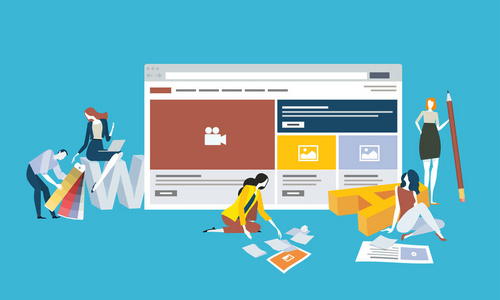 网站设计与开发照片