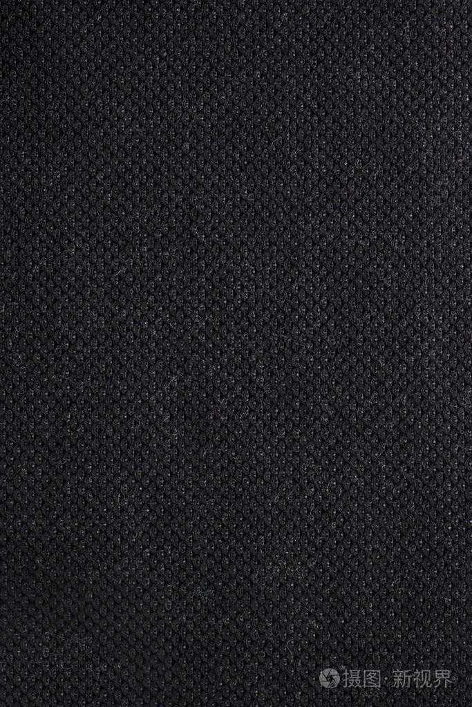 纹理的炭黑色纺织面料色板
