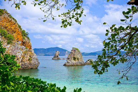 拉夫博勒勋爵岛, 主天堂岛, 鲨鱼鳍湾景观点, 缅甸