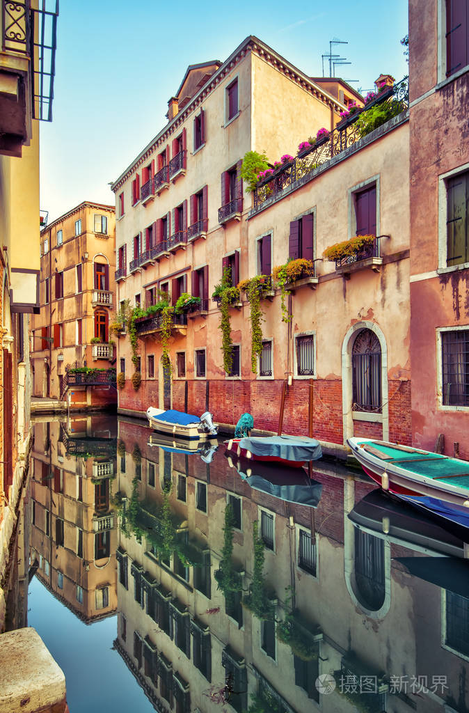 在威尼斯,意大利街