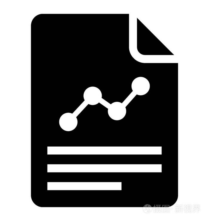 报告标志符号矢量图标