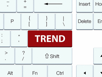 趋势棕色键盘按钮