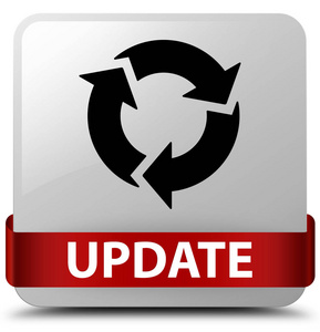 在白色上隔离更新图标特殊粉红色圆形按钮关于 wi-fi 的图标设置