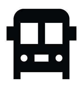 公交车矢量图标图片