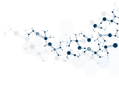 抽象背景医疗物质和分子