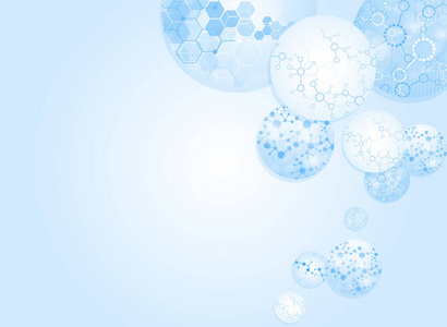 抽象背景医学物质插画