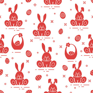 模式与复活节兔子, 鸡蛋, 篮子