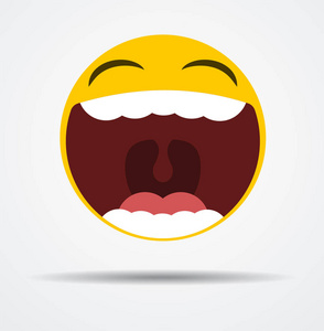 猫咪大笑表情emoji 表情在平面设计中放声大笑照片