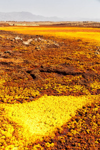 在达纳吉尔凹地埃塞俄比亚非洲 dallol 凹陷